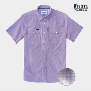 Poncho Western button up shirt. Pearl Snaps NWT